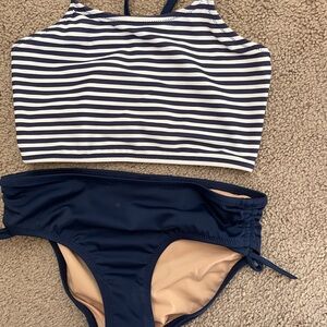 New Jcrew Girls' two-piece swimsuit / little girl size 8 years old